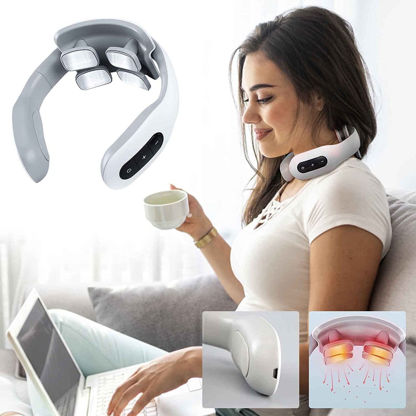 Neck Massager Pain Relief Cervical Vertebra Instrument
