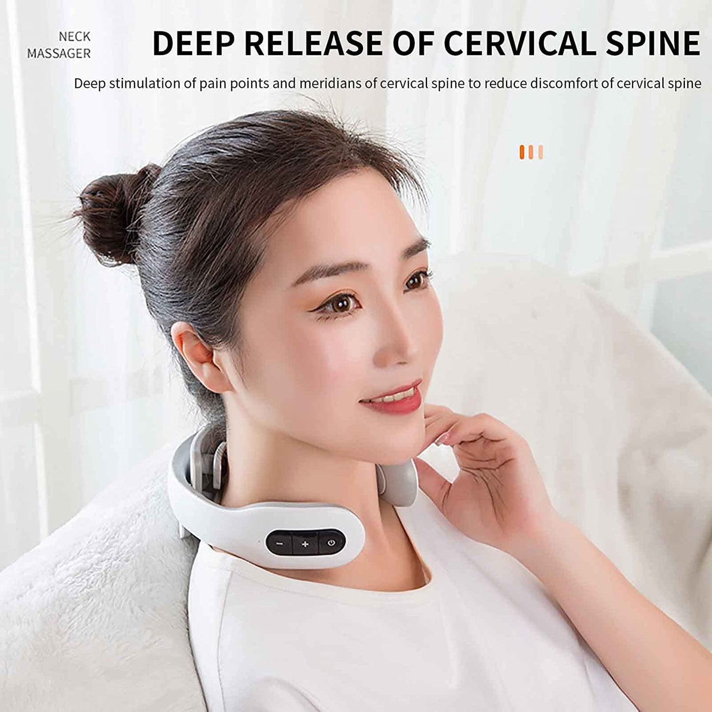 Neck Massager Pain Relief Cervical Vertebra Instrument