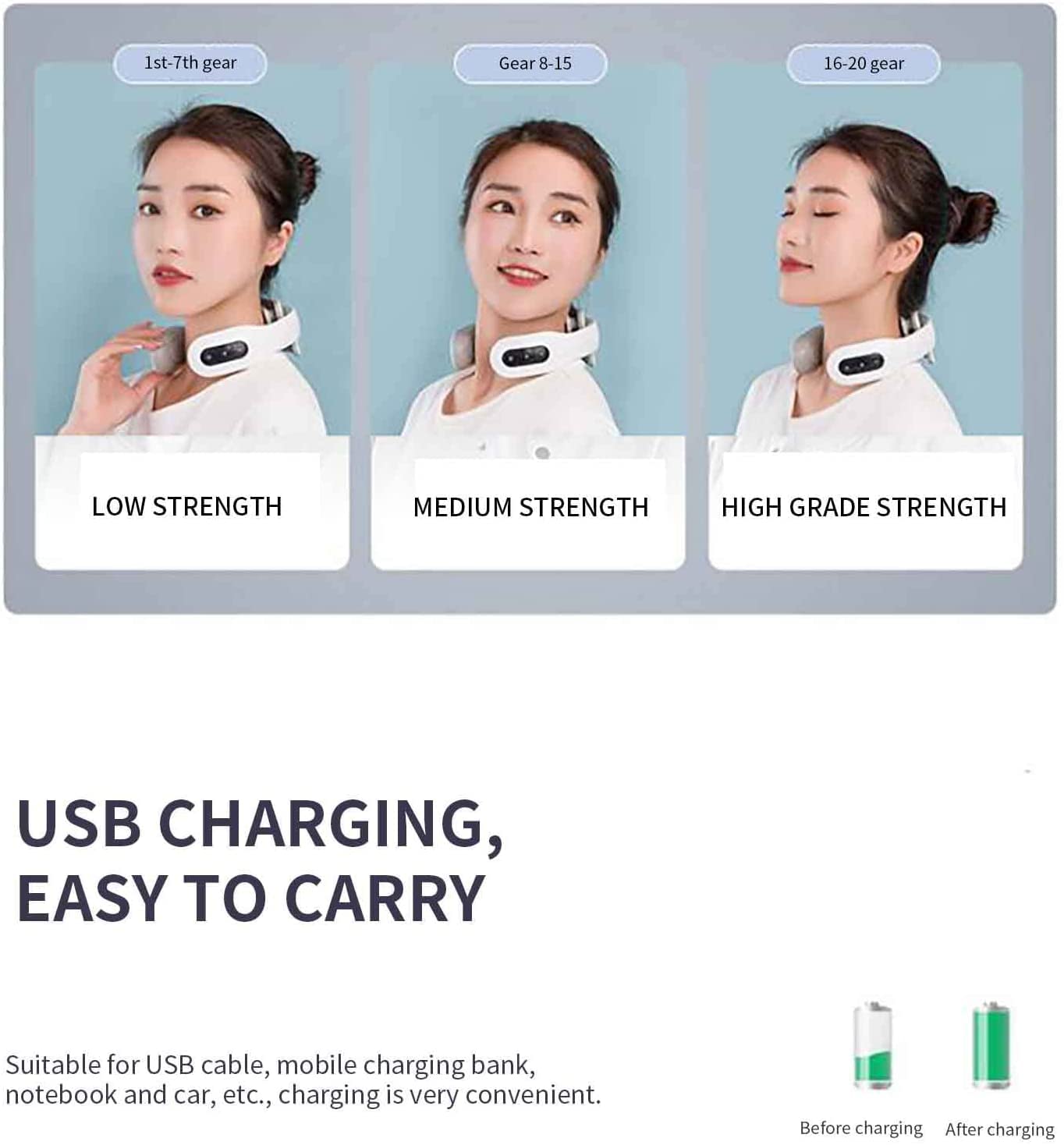 Neck Massager Pain Relief Cervical Vertebra Instrument