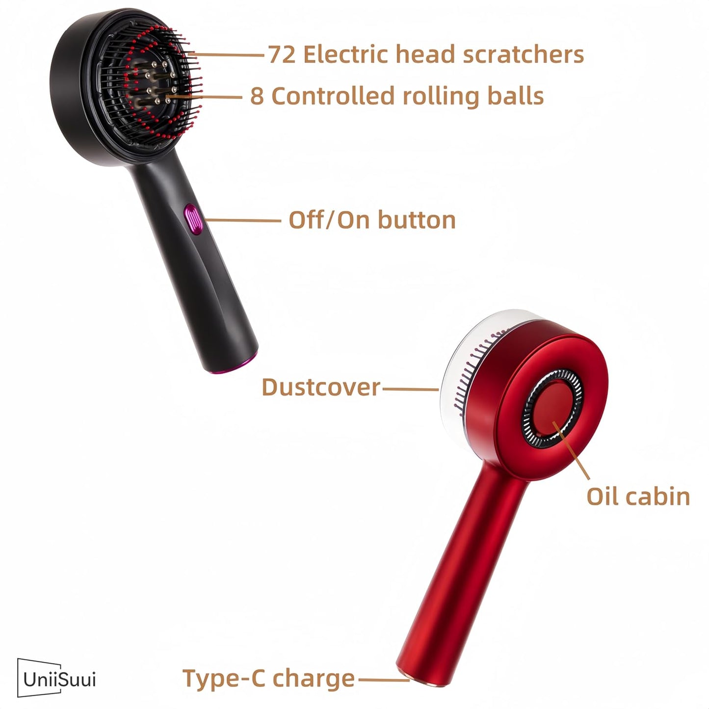2 in 1 Scalp Massager Comb