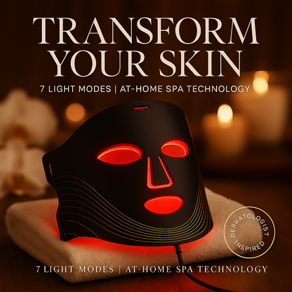 7 Colors LED Photon Therapy Face Mask